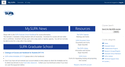 Desktop Screenshot of my.supa.ac.uk